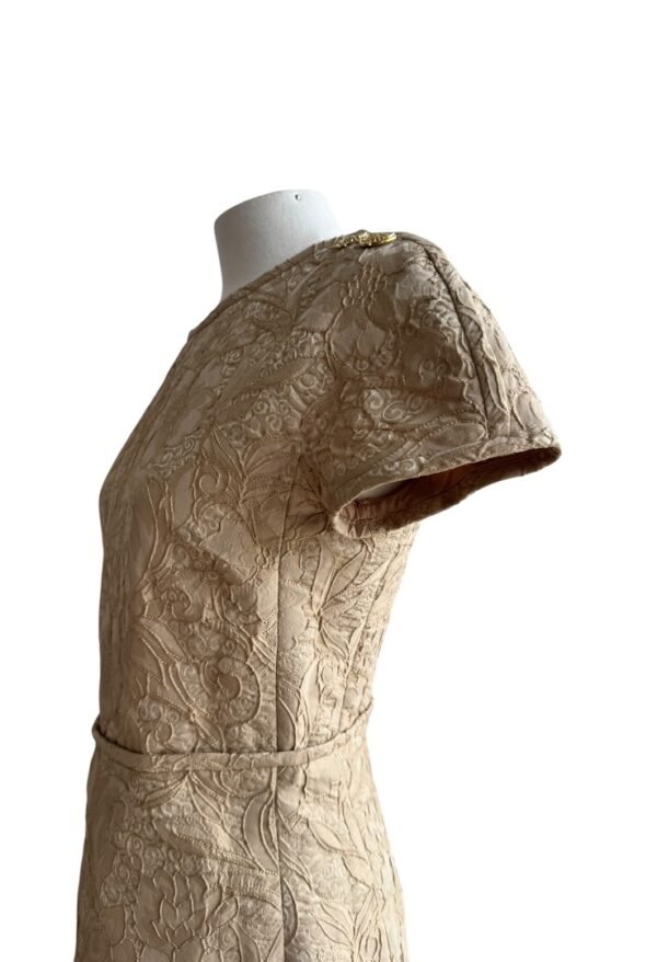 TORY BURCH - GOLD EMBROIDERY DRESS - Image 6